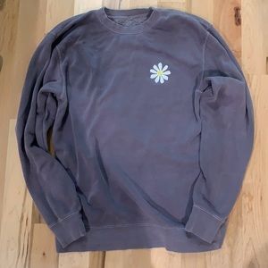 Living Fully Purple Sweatshirt